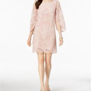 ❤️NWT Nanette Lenore Pink Lace Bell Sleeve Dress Size 14